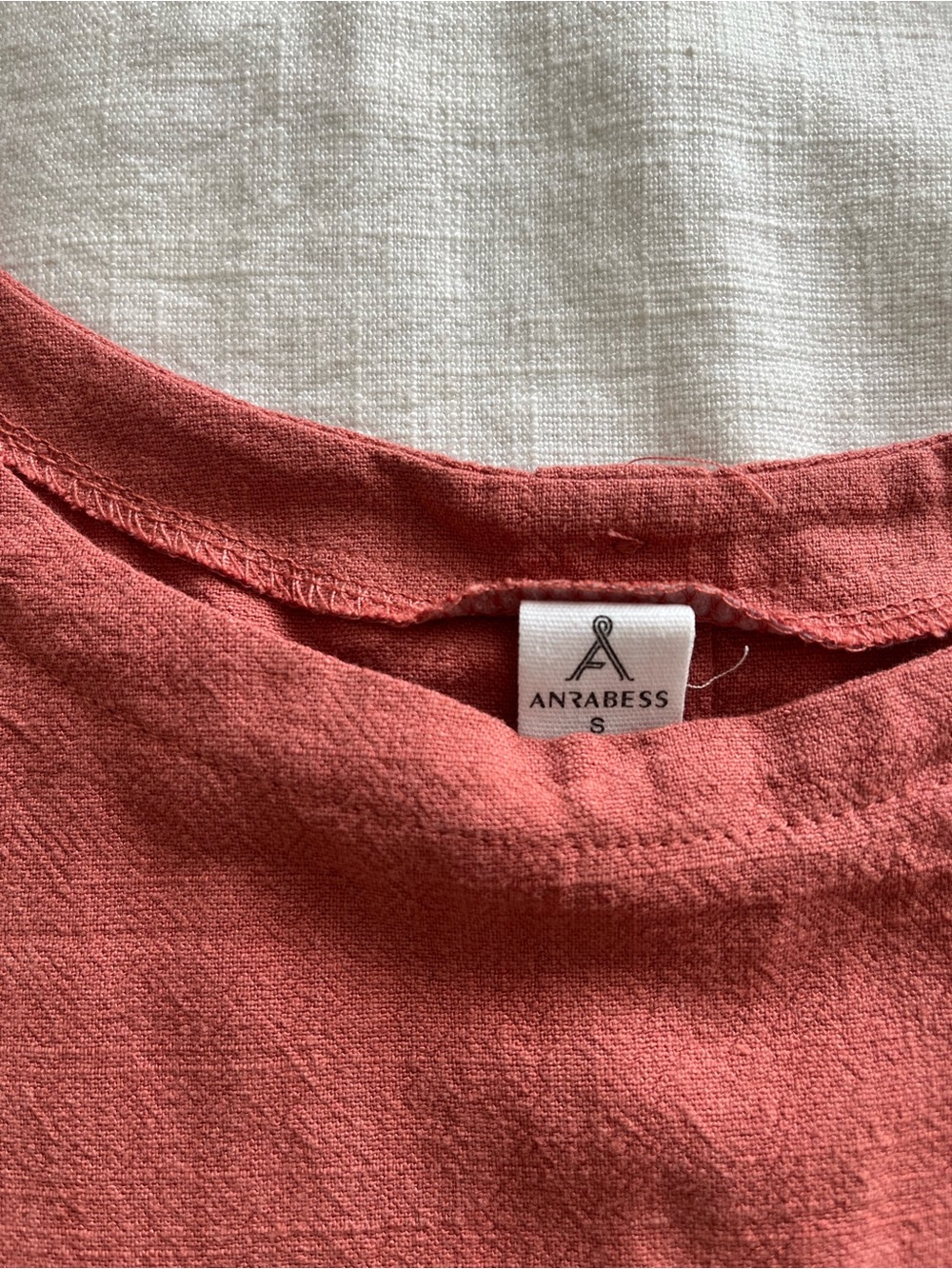 Terracotta Linen Button-Back Tank and Wide Leg Pant Set - Picture 10 of 16